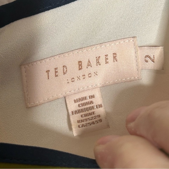 Ted Baker London Pink and Green Floral Mini Dress - Picture 12 of 15